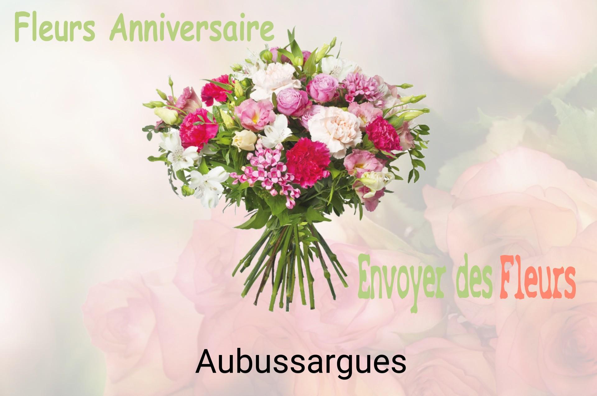 Bouquet de fleurs d’anniversaire livré à Aubussargues