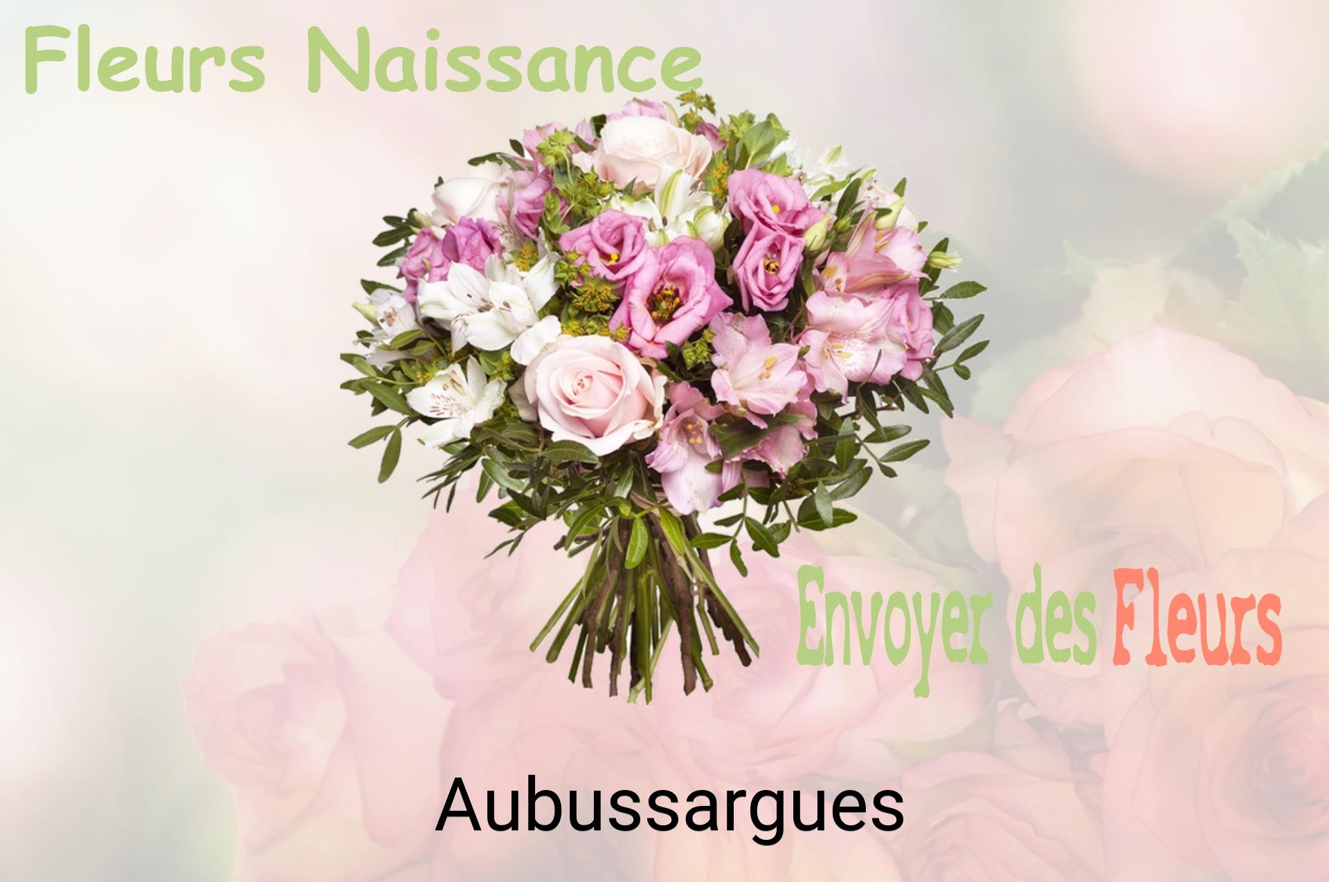 Bouquet de fleurs de naissance livré à Aubussargues